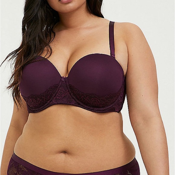 ✨torrid microfiber & lace push-up multiway bra✨ - Picture 2 of 7